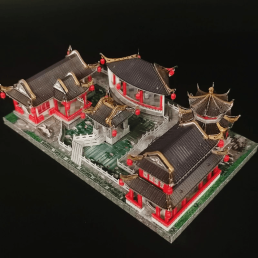 SuZhou Garden with LED Light 3D Metal Model Kit - Top View