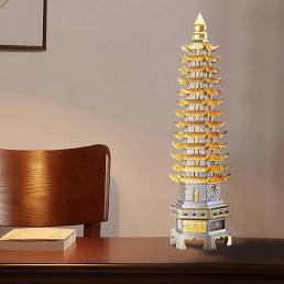 Wengchang Tower 3D Metal Model Building Kit - Display 1